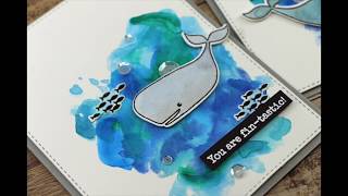 S'Whale Watercolor Cards with Amy Rysavy