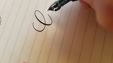 Testing "Blue Pumpkin" nib on letter G