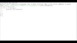 Python program : WAP in array to find frequency of elements 