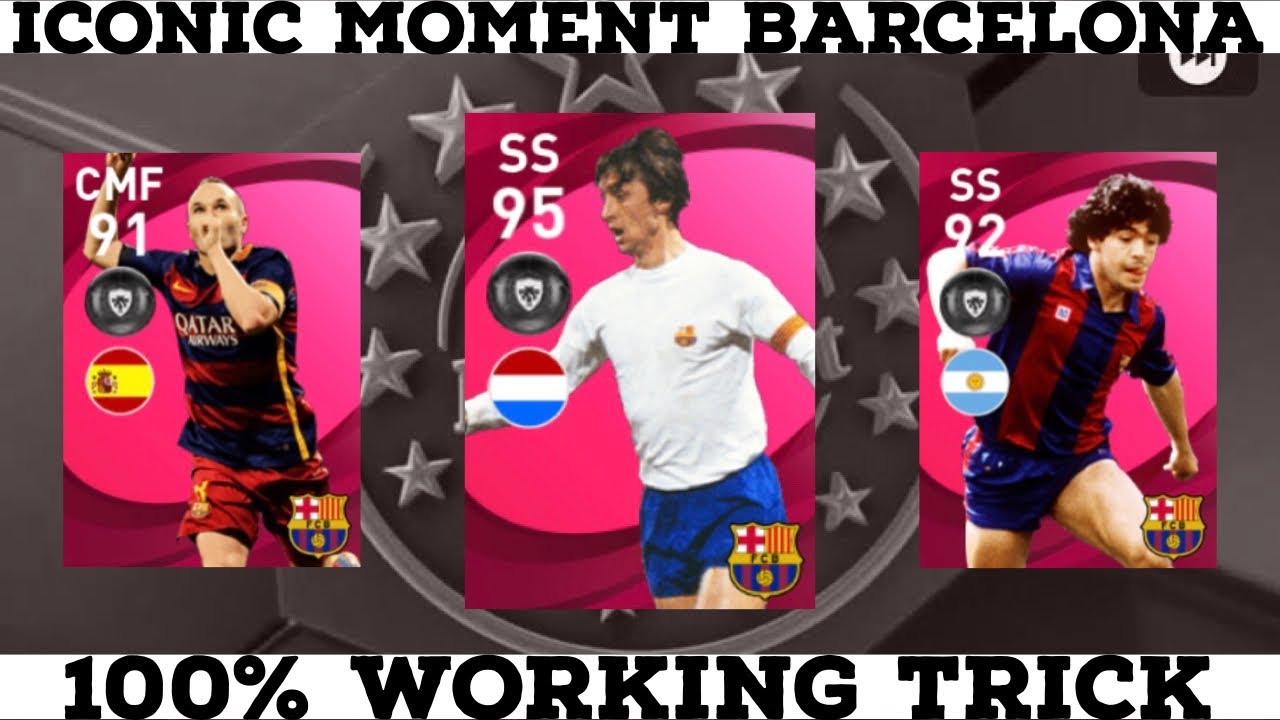 TRICK TO GET MARADONA & CRUIJFF | BARCELONA ICONIC MOMENTS | PES 2021