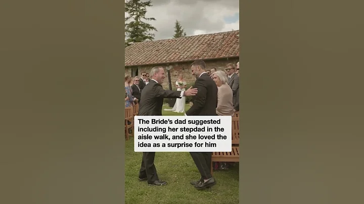 Father invites daughter's stepdad to walk her down the aisle with him