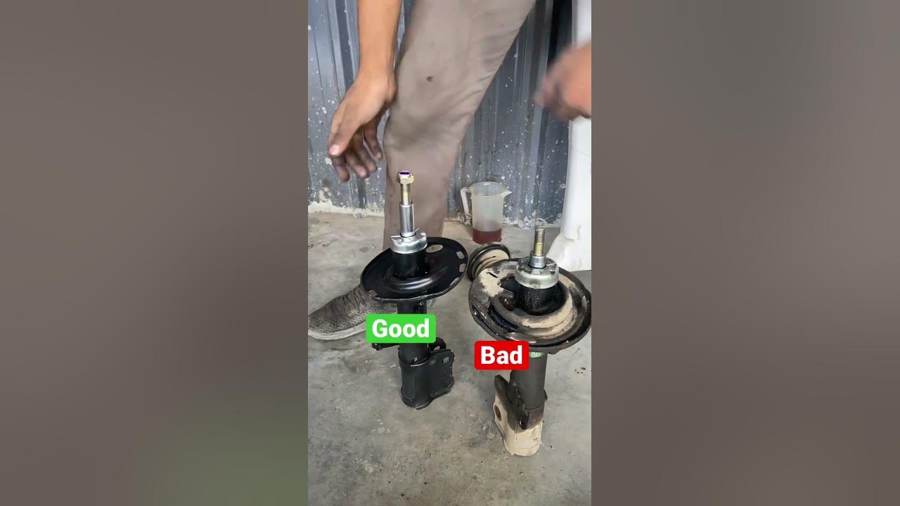 Shockabsorbers Testing | Good Vs Bad Shockabsorbers #shockabsorber #car #mechanic #shorts