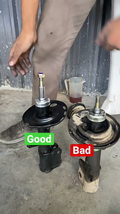 Shockabsorbers Testing | Good Vs Bad Shockabsorbers #shockabsorber #car #mechanic #shorts