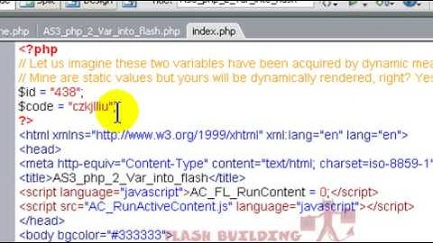 FlashVars & PHP Tutorial - Multiple Variables into Flash AS3