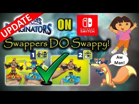 UPDATE - Skylanders Imaginators on Nintendo Switch - Swap Force figures DO Work! ✅Swappers DO Swappy