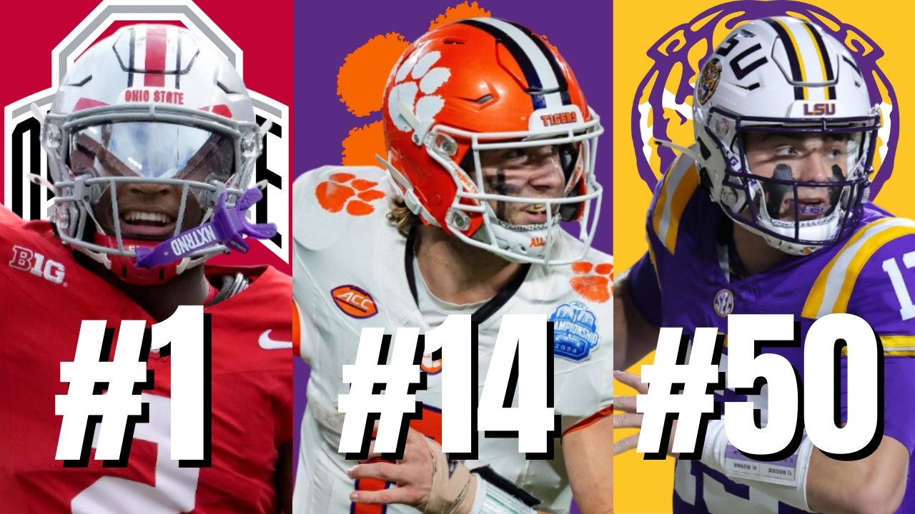 Preseason TOP 100 PROSPECTS For The 2026 NFL Draft! - YouTube