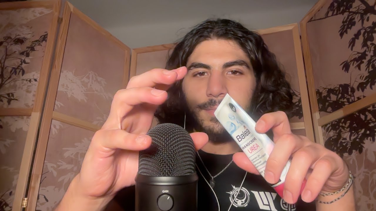 ASMR lotion sounds and Story Time (whispered)