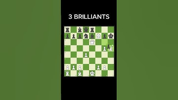 brilliant move chess №14  #chess #chessgame #chesstricks #brilliant #games