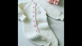 картинка: Детский комбинезон спицами.Реглан сверху.Мастер класс.Часть 1