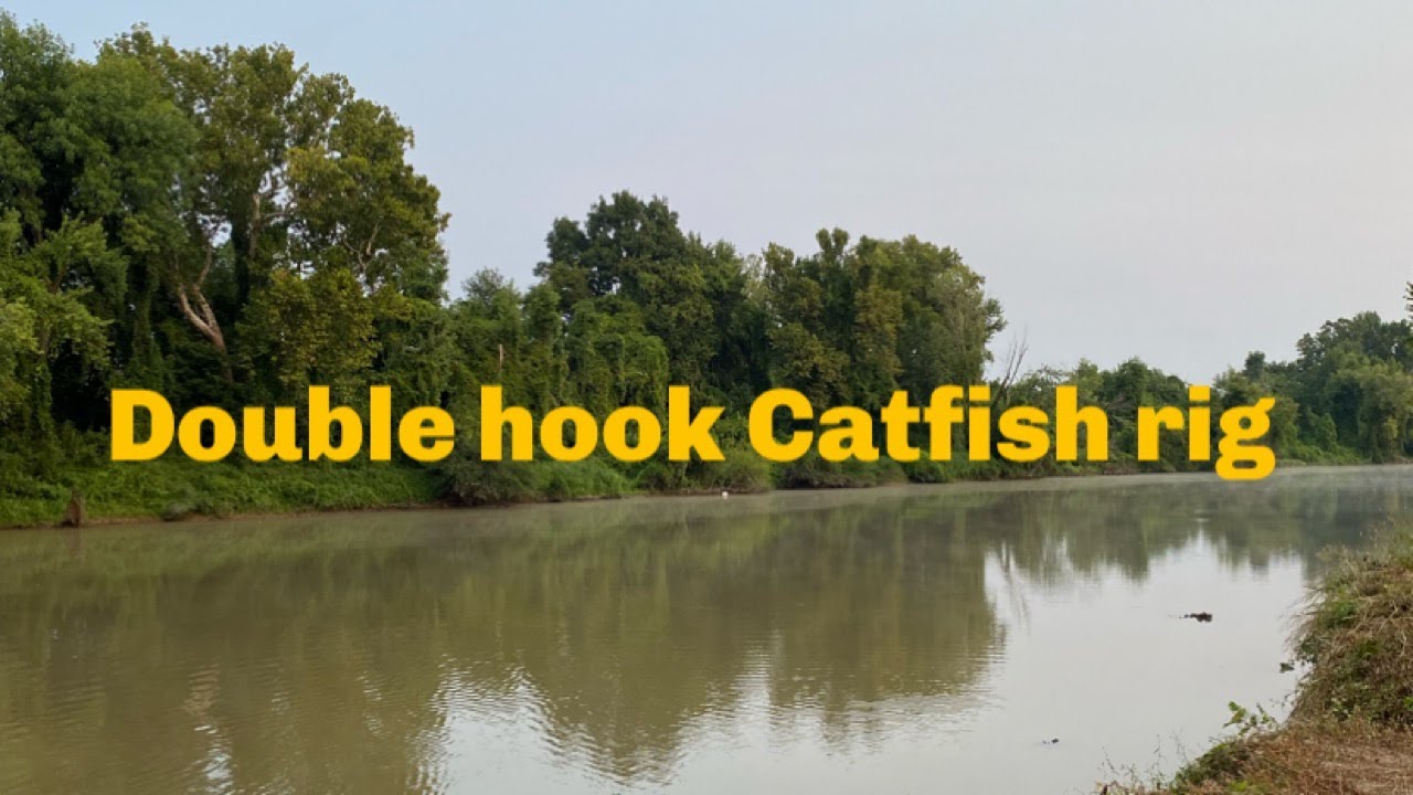 Double hook rig for channel Catfish - YouTube