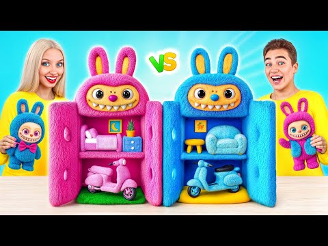 نبني منزل الدمى الرائع ل لابوبو Candy DO 