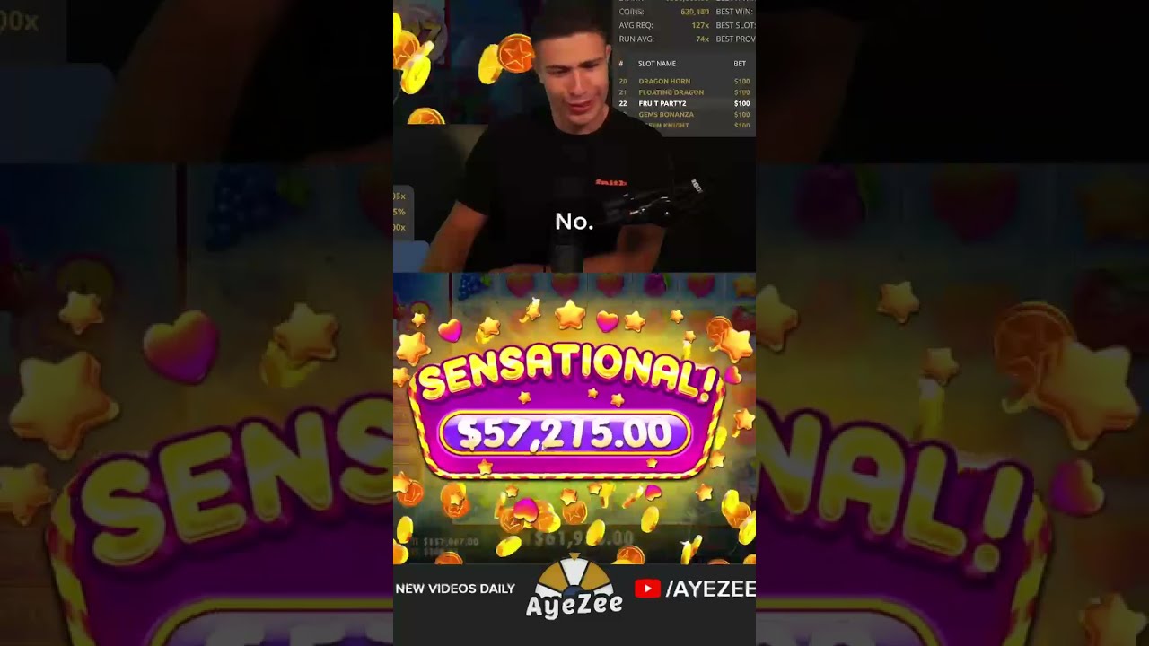 ⭐🍇🍑 FRUIT PARTY 2 SLOTS GOES CRAZY ON THIS BONUS  🍑🍏❤️ 