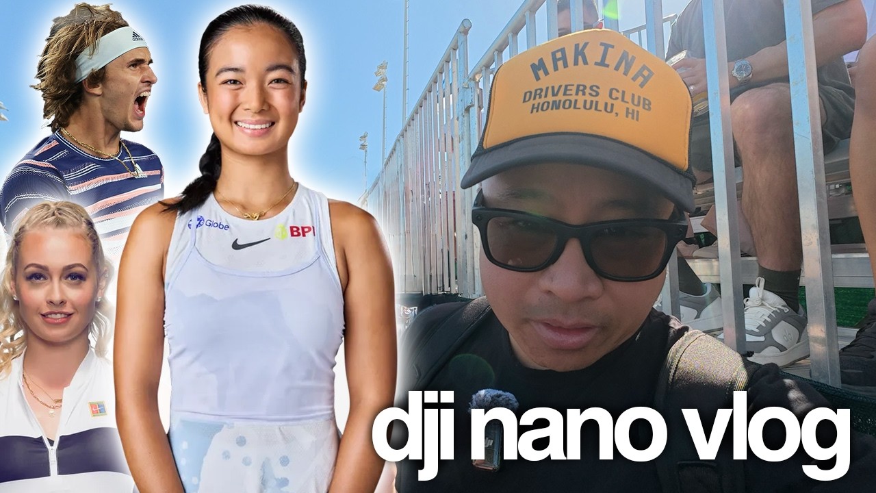 I Brought My DJI Nano to See Alex Eala Play at Indian Wells 2026