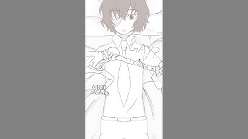 He fell first and harder~ #bsd #bungoustraydogs #dazai #chuuya #soukoku #bisexual #animatic #art