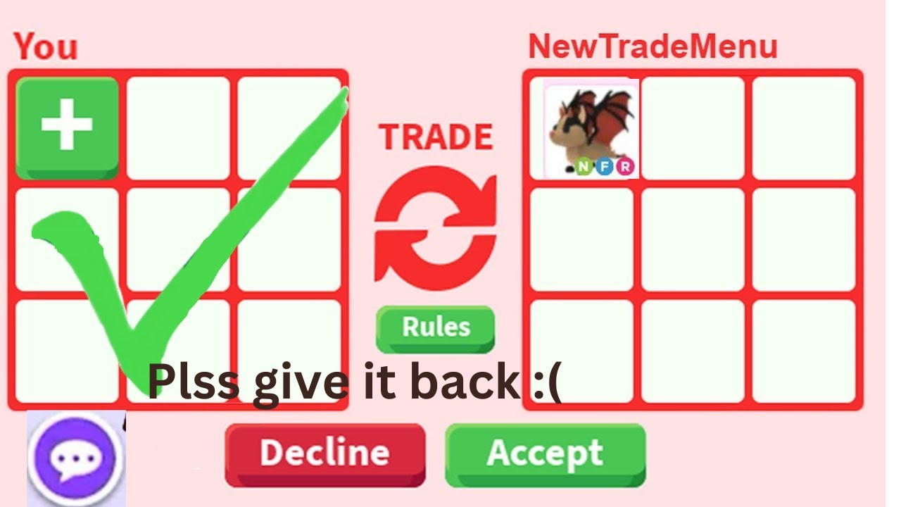Testing players in adopt me! Trust trade - YouTube