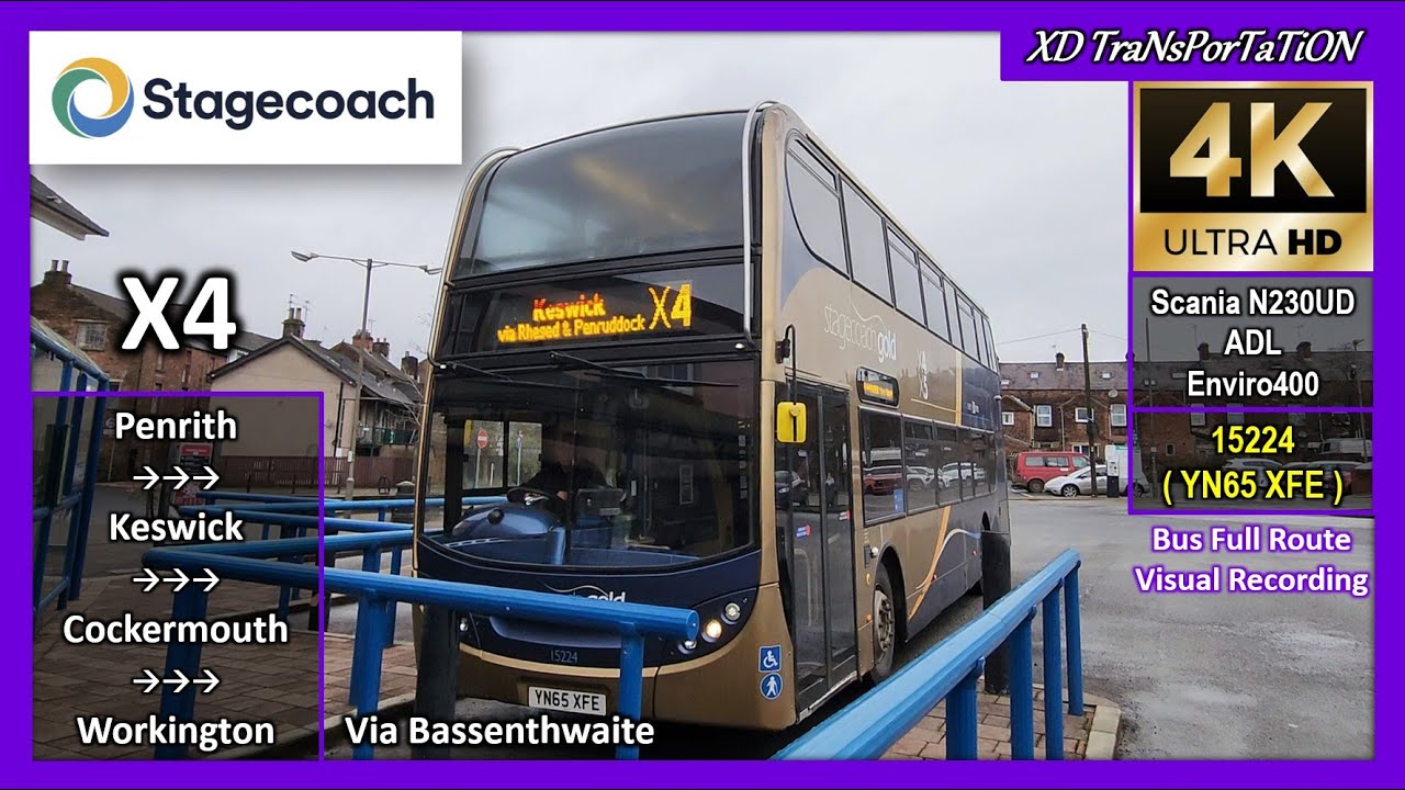 [Stagecoach Cumbria] X4 ~ Penrith Bus Station Workington Bus Station ...