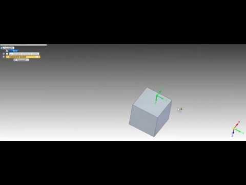 Solid Edge ST6 : Simple Steel Cube