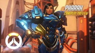 Pharah Gameplay Preview | Overwatch | 1080p HD, 60 FPS