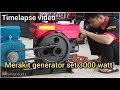 CARA MERAKIT GENERATOR SET GENERAL 3 KW || Timelapse