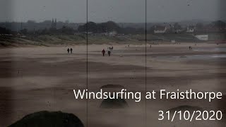 Windsurfing at Fraisthorpe - 31st October 2020