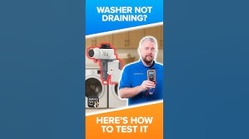 Washer Not Draining? How to Test the Drain Pump Like a Pro