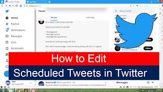 How to Edit Scheduled Tweets in Twitter