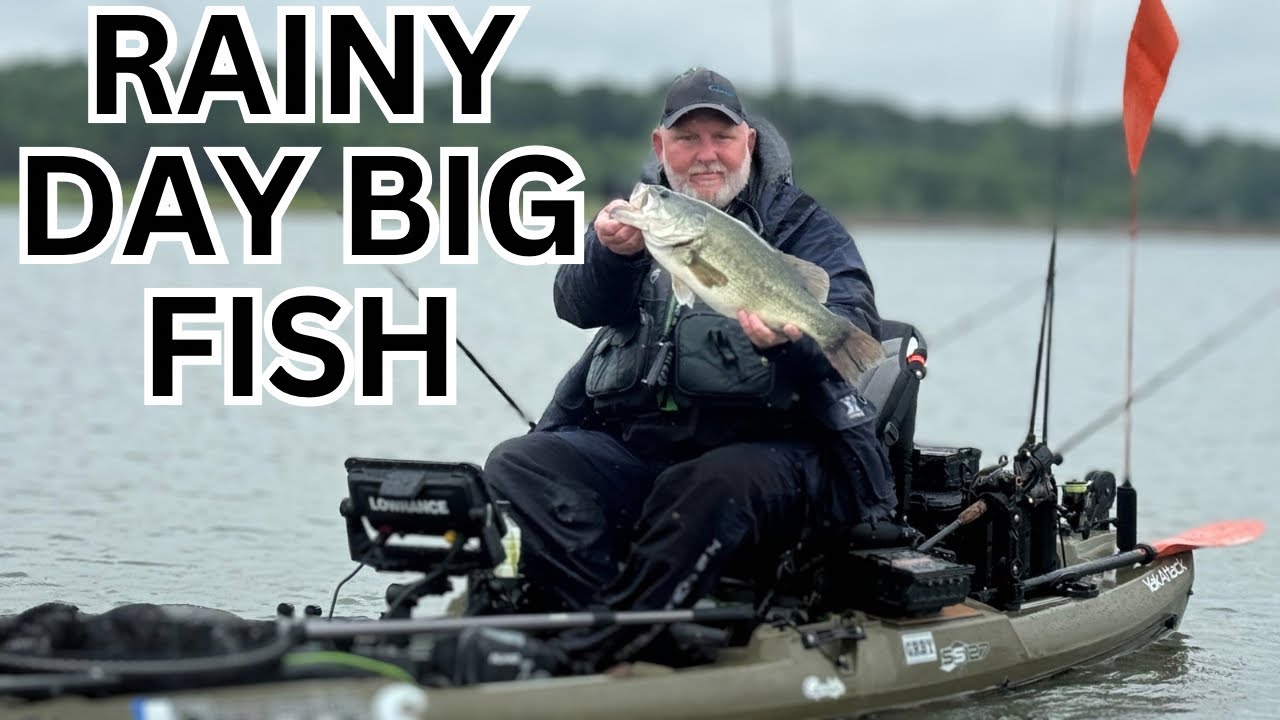 Kayak Fishing Dads Meetup In A Rainstorm YouTube