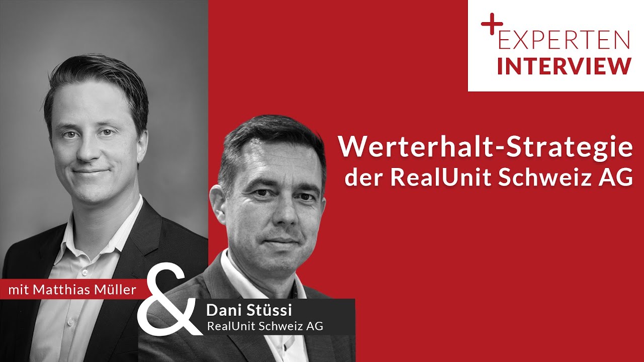 Werterhalt-Strategie der RealUnit Schweiz AG | BX Swiss TV