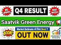 Saatvik Green Q4 Results 2026 | Saatvik Green Energy share latest news | Saatvik Green Results Today