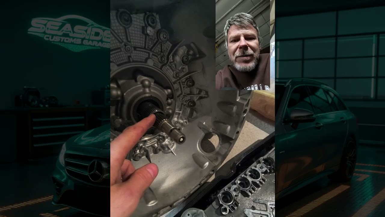 Swap 7g-tronic transmission to old Mercedes engine - what torque converter and Flywheel