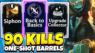 90 KILLS Gangplank: Back to Basics = 5,000+ DMG Barrel One-Shots | ARAM Mayhem