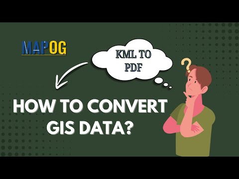 How to convert KML to PDF | GIS Data conversion | #gis #conversion #kml #PDF #shapefile