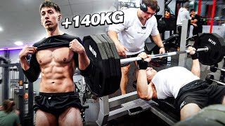 INTENTANDO PESOS MAXIMOS (Squat, Bench, Deadlift)