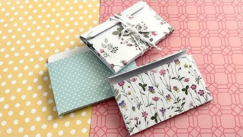 6x6 Paper ✨ Mini Expandable Envelope or Mini Expandable Pocket Insert | EASY How To TUTORIAL