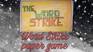 🔴New paper game | Word Strike paper game | party game | play at home | paper games screenshot 1