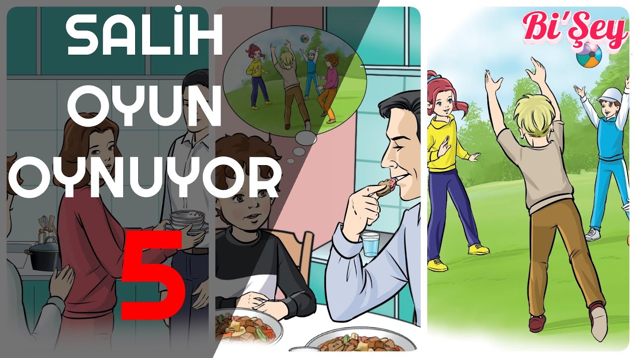 5- SALİH OYUN OYNUYOR Dinle ve Soruları Cevapla