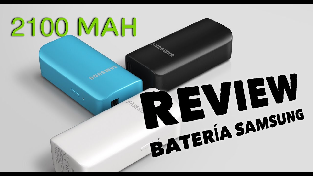Batería Samsung - Review mAh) - YouTube