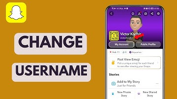 how to change public profile username on Snapchat