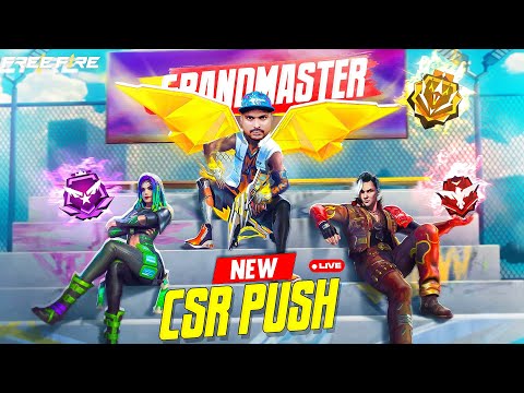 100 Cs Star Target Free Fire Live !!  New Season Clash Squad Grandmaster Rank Push !! - 100 Cs Star Target Free Fire Live !!  New Season Clash Squad Grandmaster Rank Push !!