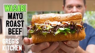 Why Does This WASABI BEEF MAYO SANDWICH Taste So Good? - Greg's Kitchen