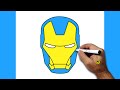 HOW TO DRAW IRON MAN