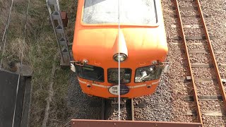 一畑電車　5000系　5009F+5010F　トップビュー 　一畑口側　（元京王5000系  屋根上資料）