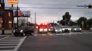 Orlando Fire Department Rescue 1 Responding