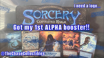 My first Sorcery Contested Realm Alpha Box Arrived!