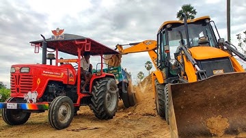 Mahindra 585 Di power plus tractor with fully loaded trolley | John Deere tractor power | cttv