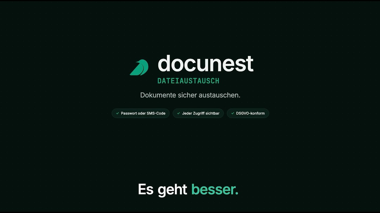 docunest Dateiaustausch: Produkt-Demo, Vorschaubild des Videos