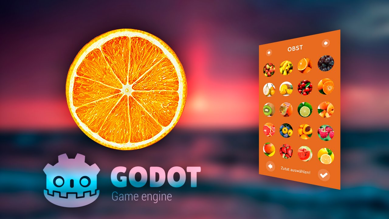Godot Engine - Android Smoothie-Rezeptbuch App [DEUTSCH] [HD] - YouTube