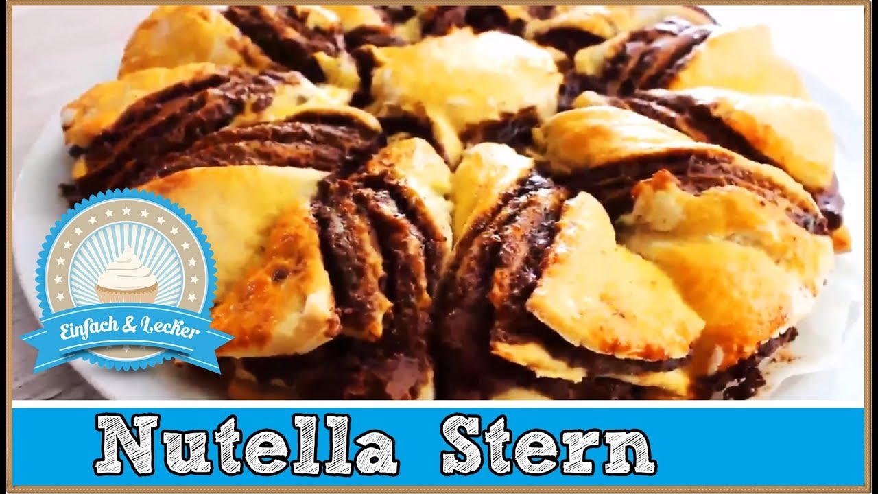 Nutella Stern - einfaches Rezept