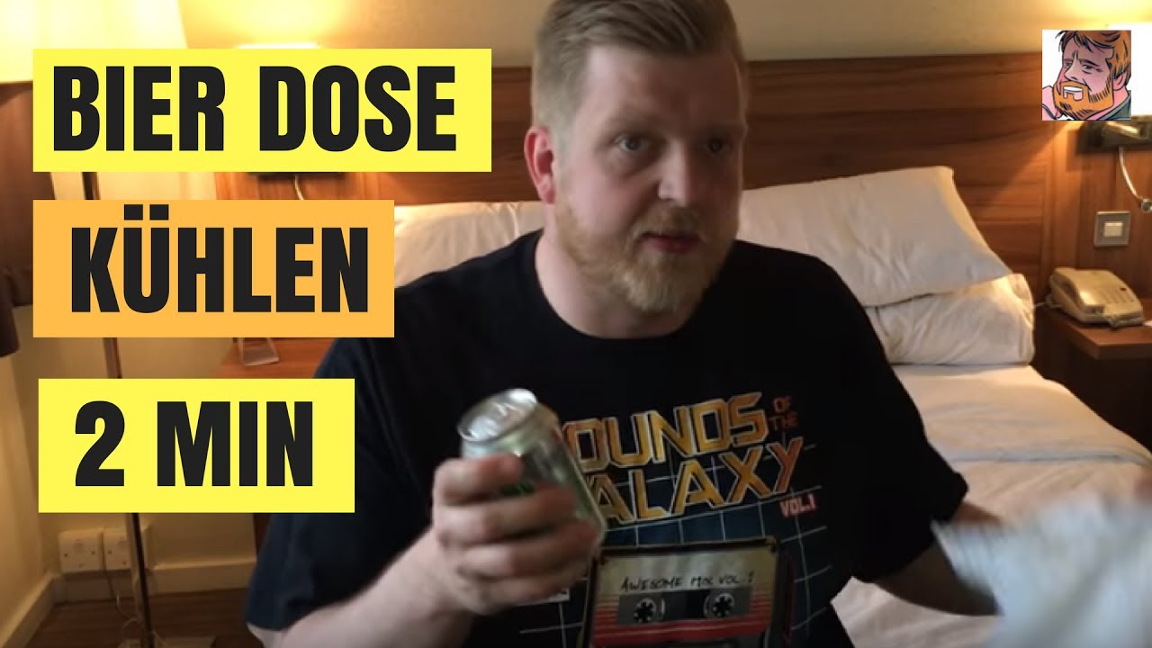 Bier Dose khlen in 2 Minuten | Wer es nicht kennt der lernt es jetzt!