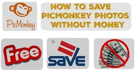 How To Save Picmonkey Photos Free Without Paying Urdu/Hindi
